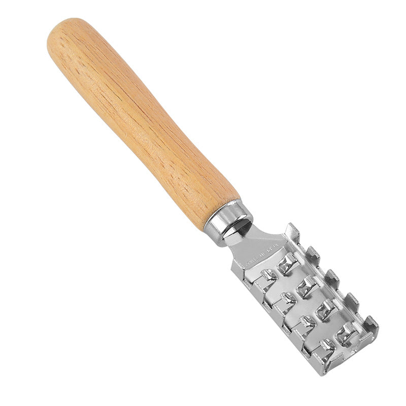 Household Wooden Handle Fish Scale Scraper