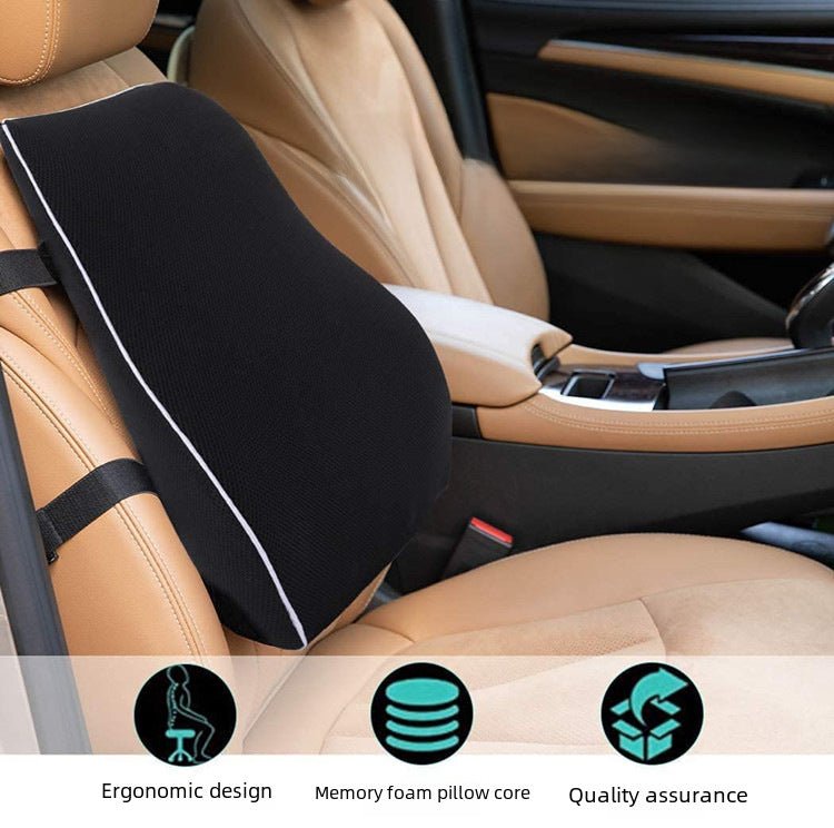 Amazon Hot Sale Memory Foam Car Waist Ergonomic Backrest Cushion For Office Chair Car Wheelchair - Axooms