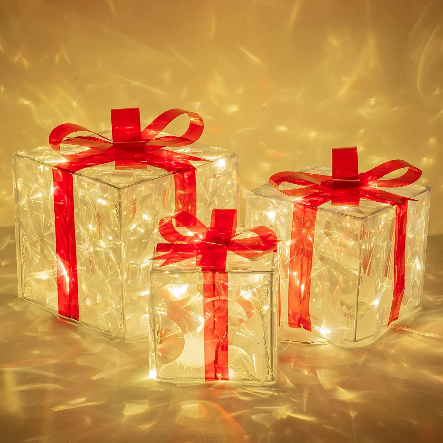 Fashionable Christmas Box Decoration Foldable Ornaments