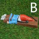 Christmas Spoof Santa Claus Resin Ornaments