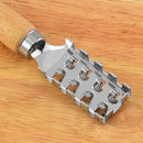 Household Wooden Handle Fish Scale Scraper
