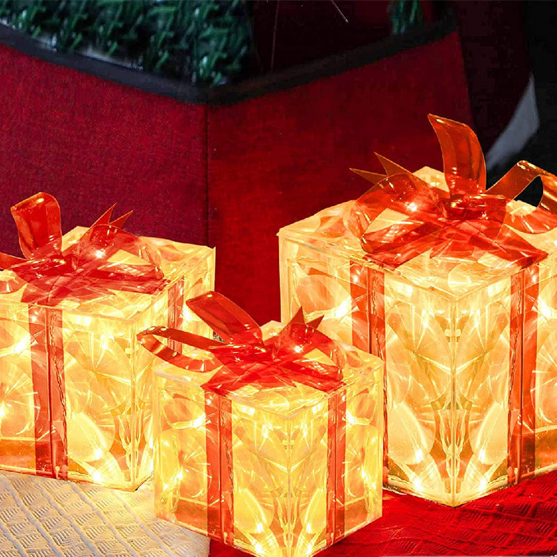 Fashionable Christmas Box Decoration Foldable Ornaments