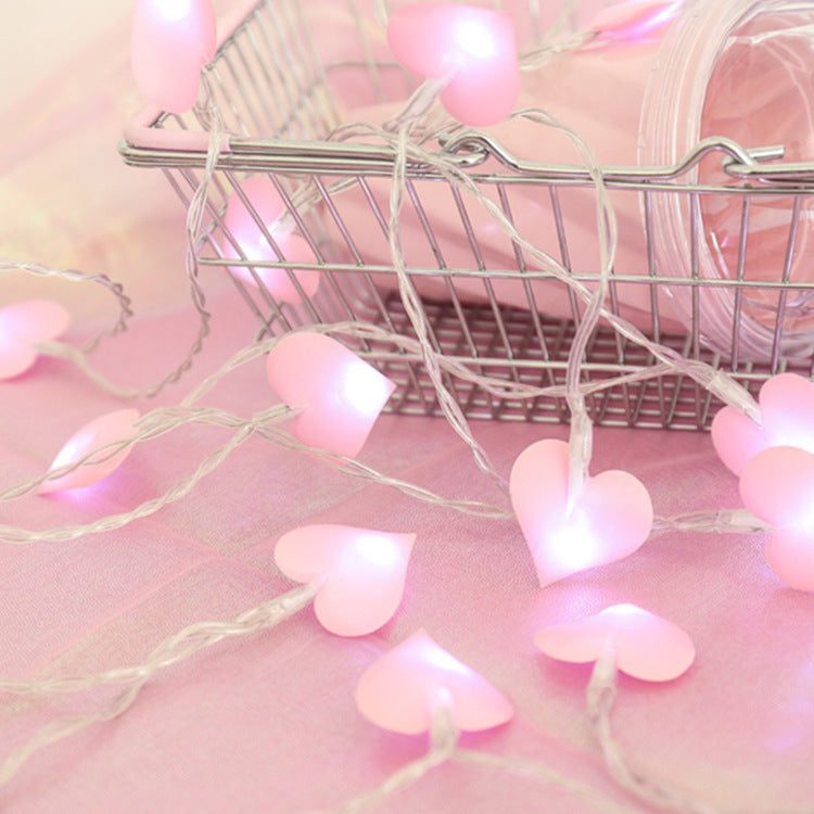 Love Cotton Light String New Year Decor Christmas Decoration