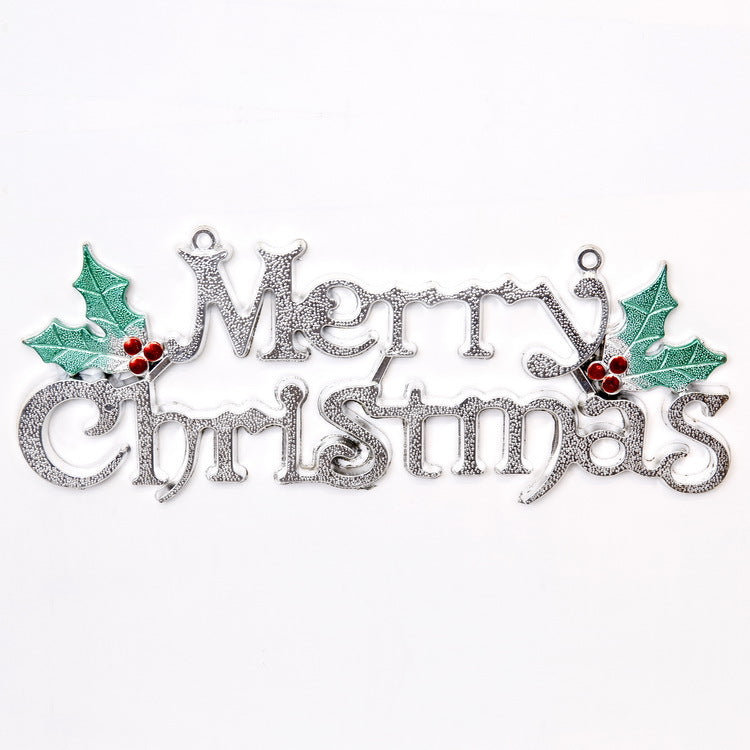 Christmas decorations three-dimensional Christmas letter door listing