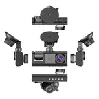 HD 1080P Car Dual Lens Dash Cam Front/Rear/Inside Video Recorder Camera G-sensor_12