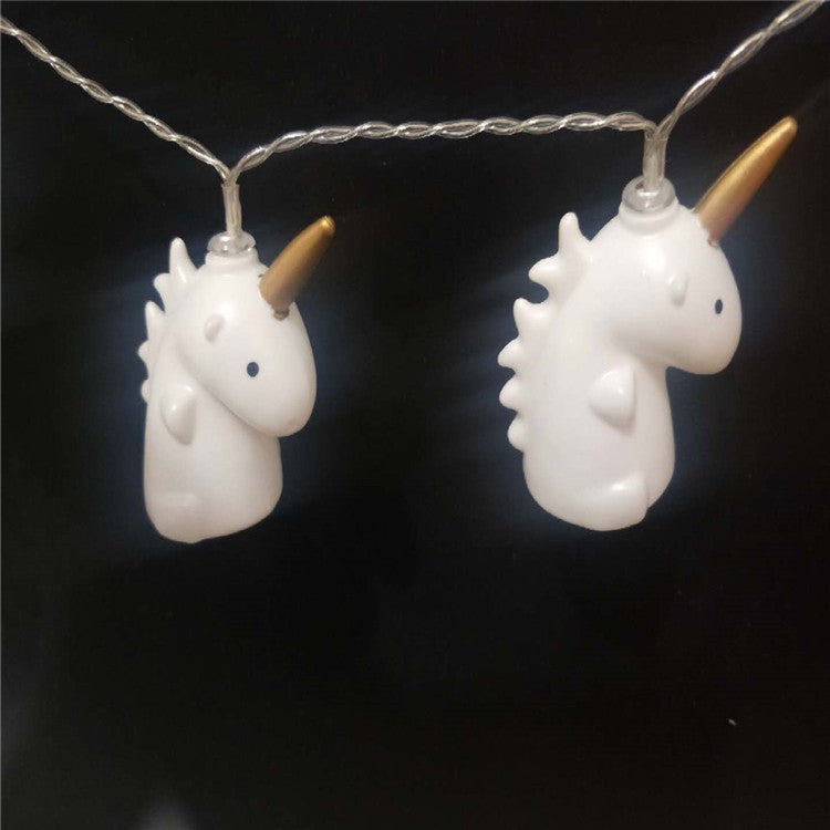 New Unicorn Lights LED Battery Box String Lights Christmas Decoration Lights