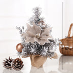 Mini Christmas Tree Christmas Decoration Silver Wind Home Decoration
