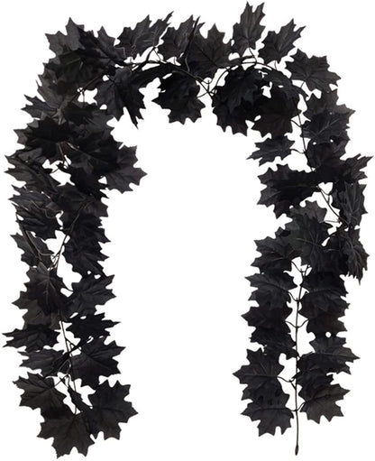 Amazon Harvest Festival Simulation Maple Leaf Rattan Thanksgiving Christmas Decoration Rattan Spot
