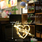 Christmas Decoration Lights Shop Window Ornaments Balcony Window Suction Cup LED Hanging Lights Christmas Lighting Scene Layout
