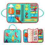 New Felt Busy Board Children's Early Education Educational Toys Felt Learning Dressing Board Early Childhood Education Teaching Aids