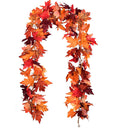 Amazon Harvest Festival Simulation Maple Leaf Rattan Thanksgiving Christmas Decoration Rattan Spot
