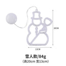 Window Suction Cup Chandelier Creative Christmas Decoration Light String Scene Layout Lantern