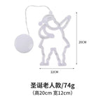 Window Suction Cup Chandelier Creative Christmas Decoration Light String Scene Layout Lantern
