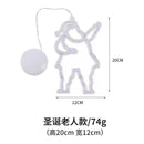 Window Suction Cup Chandelier Creative Christmas Decoration Light String Scene Layout Lantern