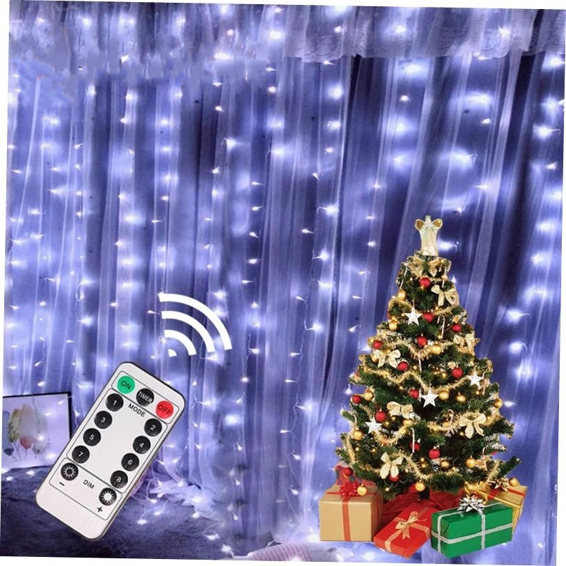 LED Curtain String Light Christmas Decorations For Home Garl